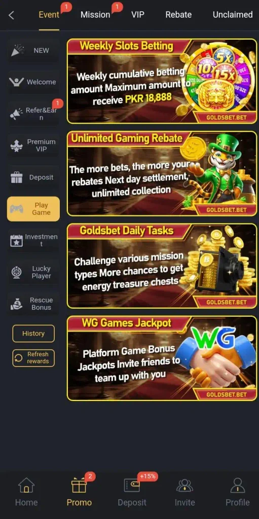GoldsBet Game